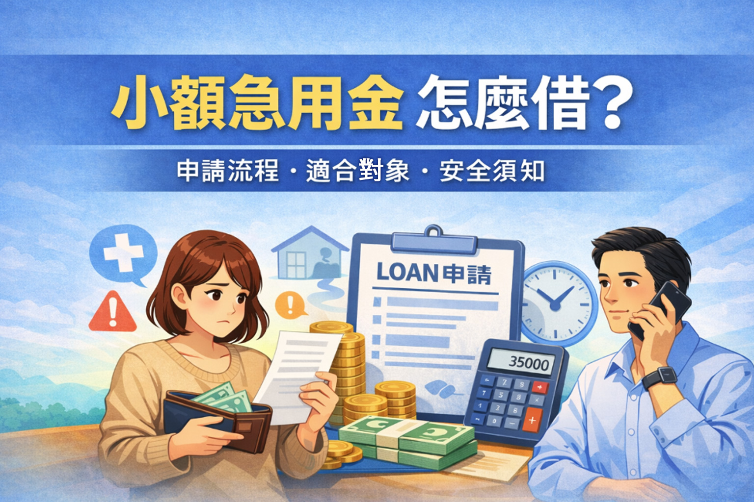 小額急用金怎麼借?申請流程、適合對象與安全重點完整解析
